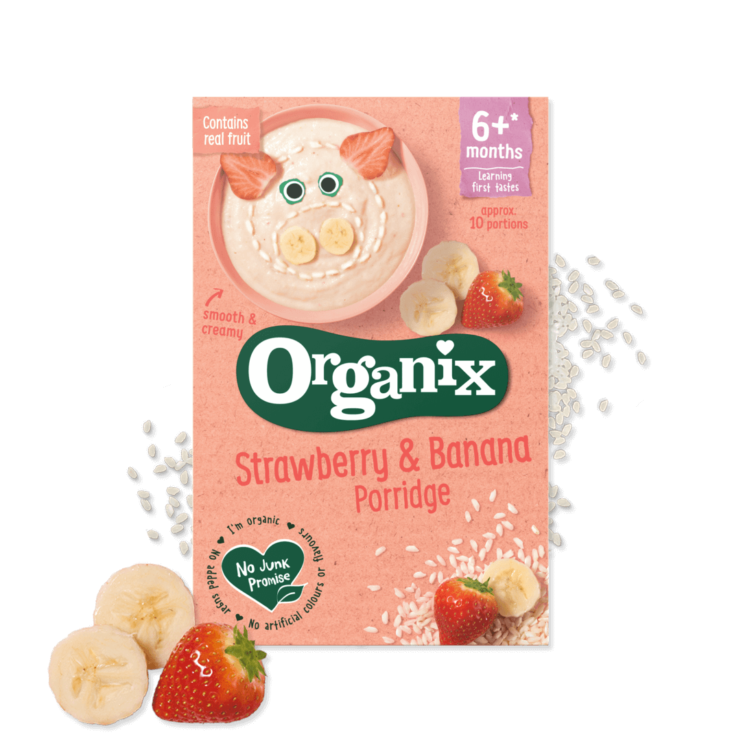 Organix Strawberry & Banana Porridge