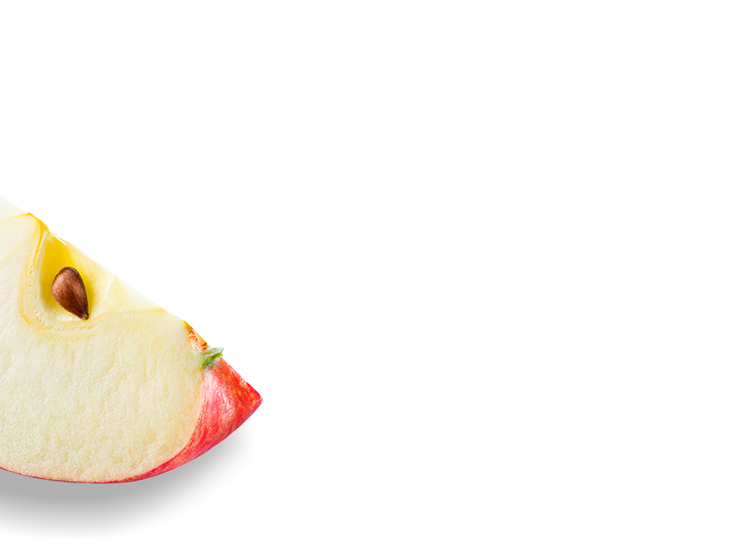 Sliced apple