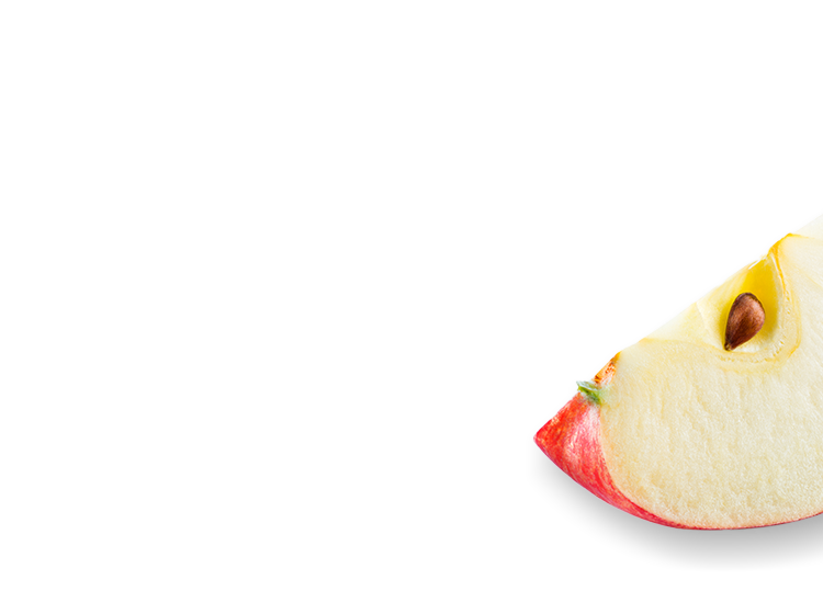 Sliced apple