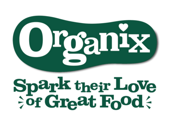Organix Spark their love of great food logo