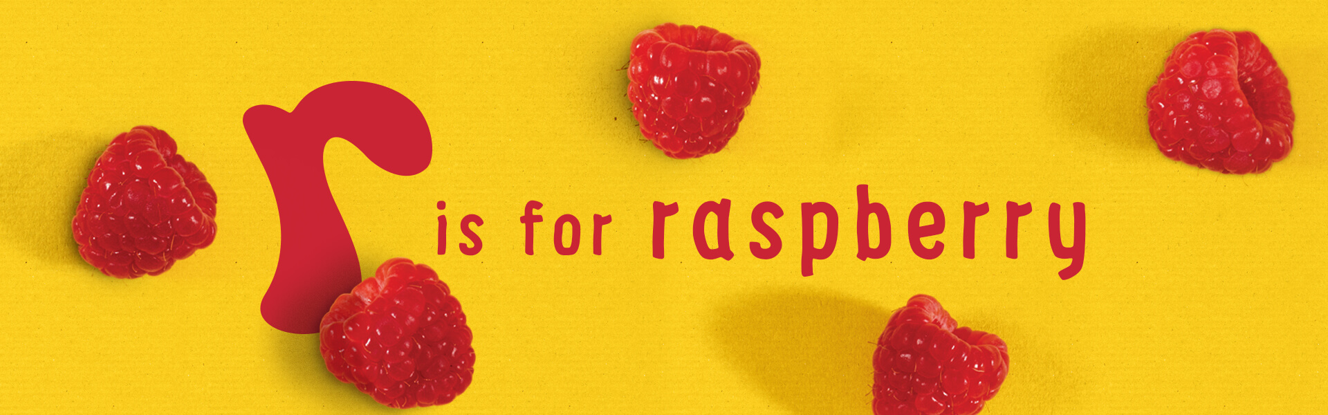 Organix r is for raspberry