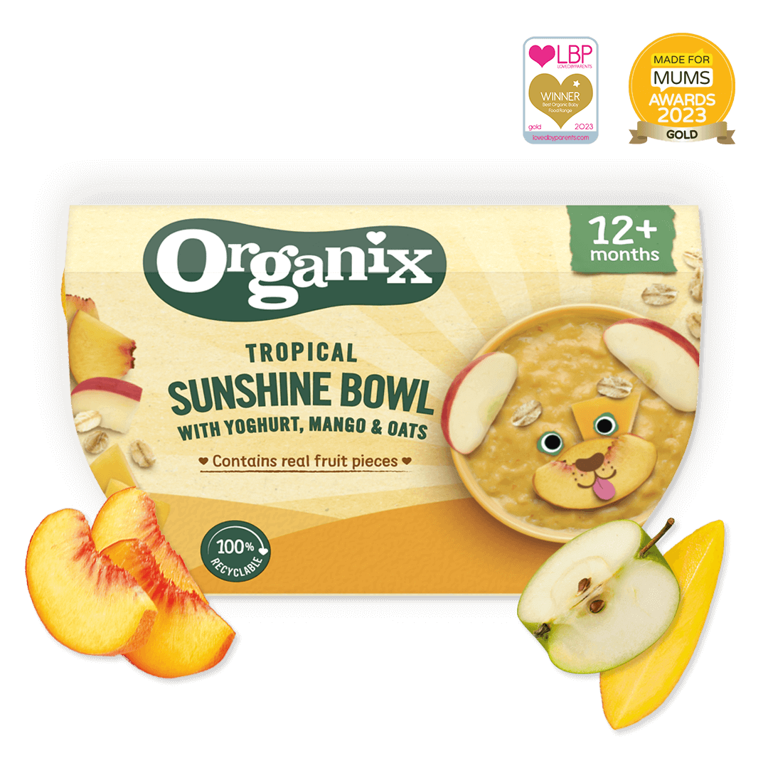 Organix Tropical Sunshine Bowl With Yoghurt, Mango & Oat