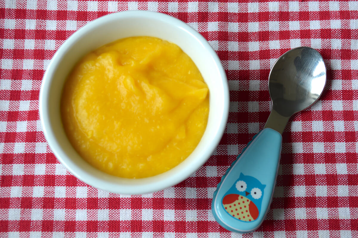 A serving of Root Vegetable Puree
