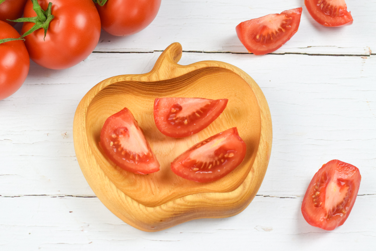 Tomato Wedges Step 1