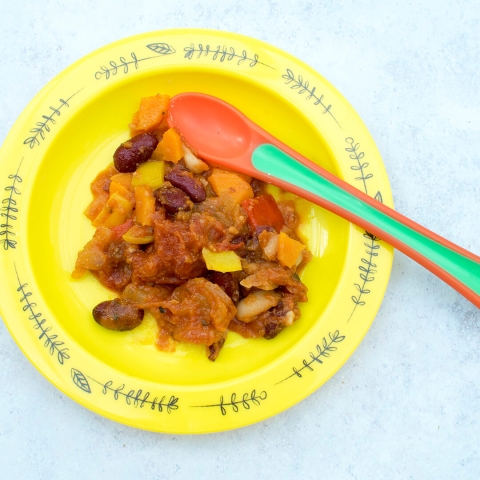 Chunky Vegetarian Chilli Recipe for Babies