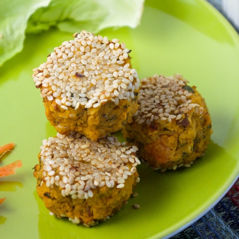 Sweet Potato Baby Falafel for Toddlers