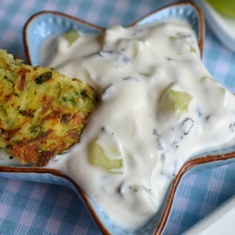Courgette Fritters for Baby