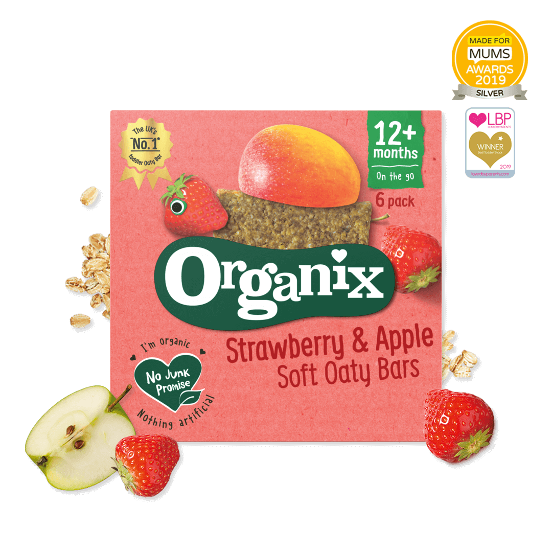 Strawberry & Apple Soft Oaty Bars
